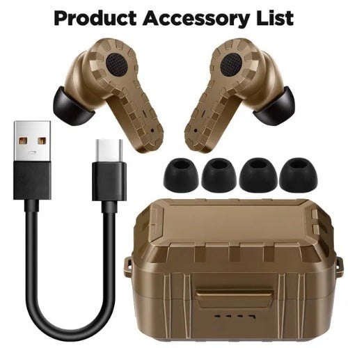 Tactical Haven ™ ARM NEXT - Electronic noise-canceling Earplugs