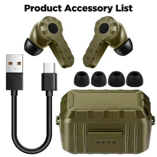 Tactical Haven ™ ARM NEXT - Electronic noise-canceling Earplugs