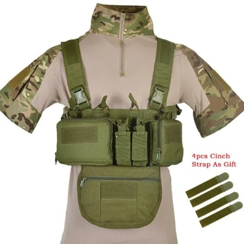 Tactical Haven™ Chest Rig: Vest with Molle System and Magazine Pouch