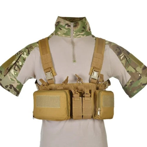 Tactical Haven™ Chest Rig: Vest with Molle System and Magazine Pouch