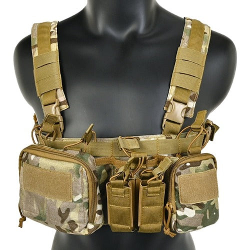 Tactical Haven™ Chest Rig: Vest with Molle System and Magazine Pouch