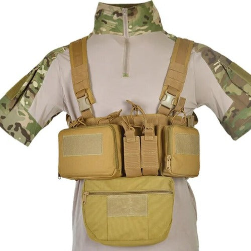 Tactical Haven™ Chest Rig: Vest with Molle System and Magazine Pouch