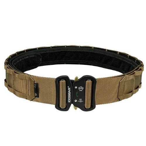 Tactical Haven™ IDOGEAR Two-in-One 2" Tactical Belt Combat Quick Release Metal Buckle Mens MOLLE Belts