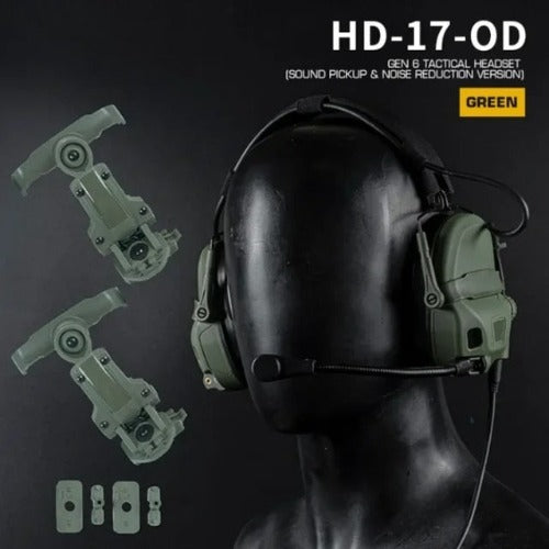 Tactical Haven™ GEN 6 Tactical Headset (Sound Pickup & Noise Reduction)