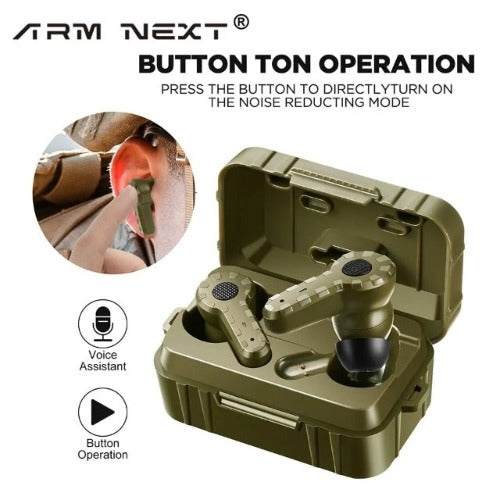 Tactical Haven ™ ARM NEXT - Electronic noise-canceling Earplugs