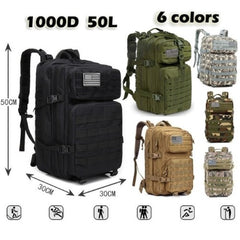 Tactical Haven™ 1000D Nylon - 30L or 50L Options