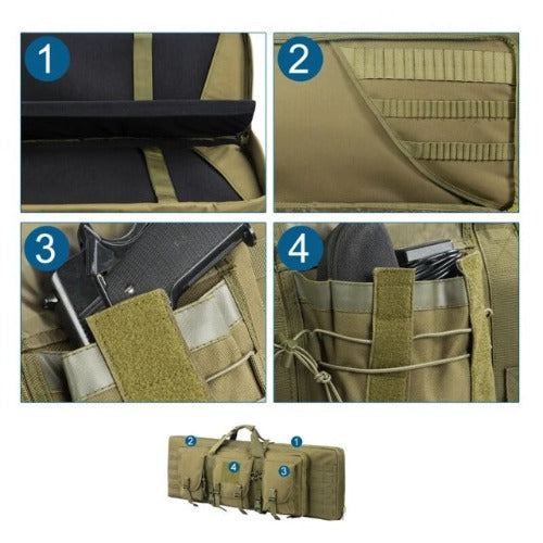 Tactical Haven™ Tactical double rifle case