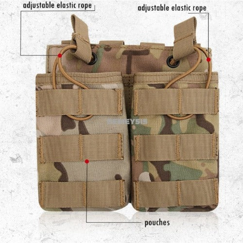 Tactical Haven™ TACTICAL HAVEN 1000D Nylon Magazine Pouch - Single/Double/Triple