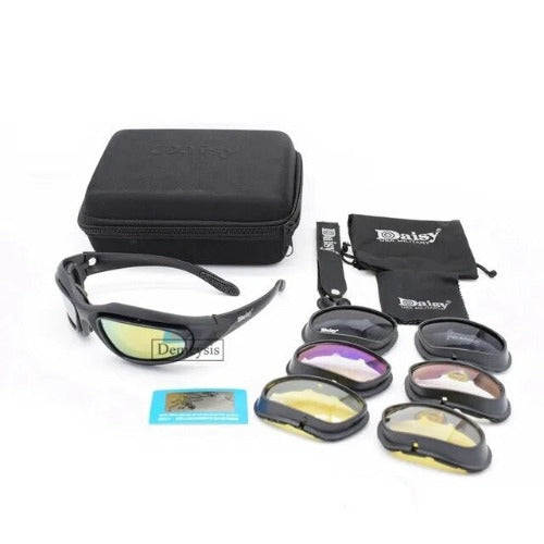 Tactical Haven ™ Polarized Tactical Daisy Military Sunglasses with 4 Lenses