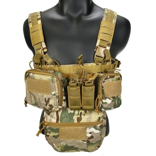 Tactical Haven™ Chest Rig: Vest with Molle System and Magazine Pouch