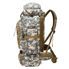 Tactical Haven™ Expedition ProShield 75L: Advanced Tactical Backpack with Wear-Resistant Oxford Fabric