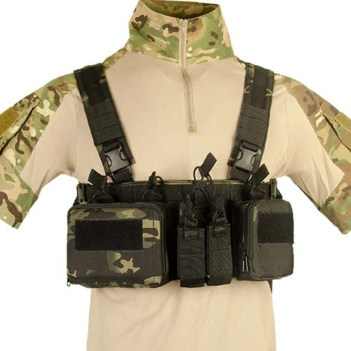 Tactical Haven™ Chest Rig: Vest with Molle System and Magazine Pouch