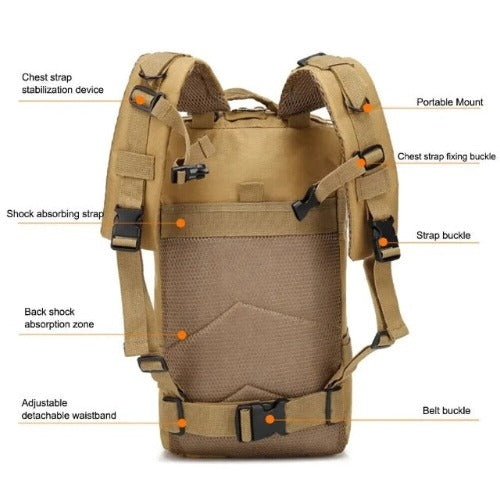 Tactical Haven™ Versatile Tactical Backpack for Outdoor Enthusiasts