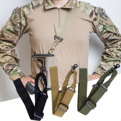 Tactical Haven™ One Single Point Adjustable Bungee for Rifle Gun Sling Strap Hook