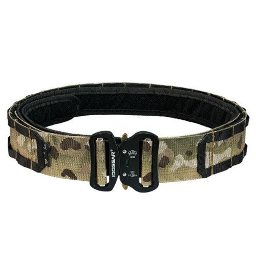 Tactical Haven™ IDOGEAR Two-in-One 2" Tactical Belt Combat Quick Release Metal Buckle Mens MOLLE Belts