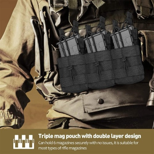 Tactical Haven™ Mag Pouch - Open-Top Double-Layer Design