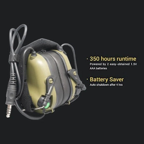 Tactical Haven™ EARMOR M32 MOD 3: military-grade tactical headset with noise-canceling