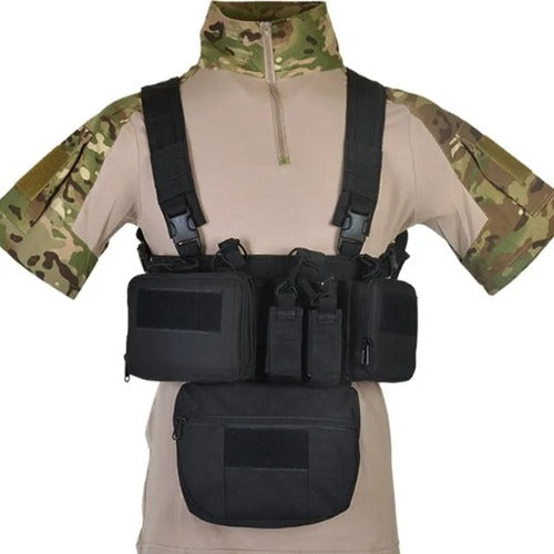 Tactical Haven™ Chest Rig: Vest with Molle System and Magazine Pouch