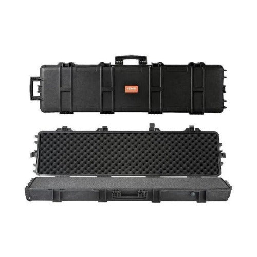 Tactical Haven™ VEVOR Rifle Hard Case Portable Long Gun Storage Hard Suitcase W/ 2 Casters Shockproof & Waterproof