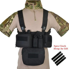 Tactical Haven™ Chest Rig: Vest with Molle System and Magazine Pouch