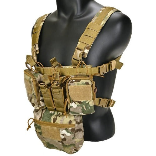 Tactical Haven™ Chest Rig: Vest with Molle System and Magazine Pouch