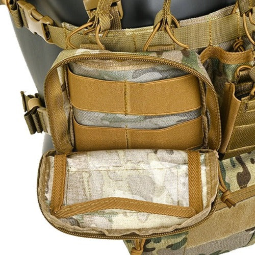 Tactical Haven™ Chest Rig: Vest with Molle System and Magazine Pouch