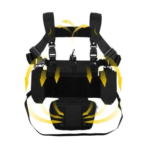 Tactical Haven™ Tactical Chest Mini Rig 1000D Multifunctional Adjustable Tactical Vest