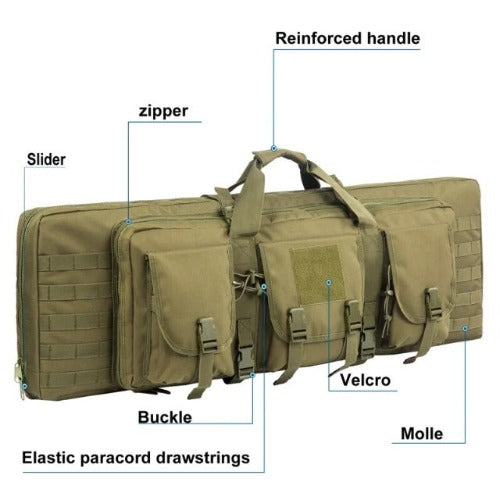 Tactical Haven™ Tactical double rifle case