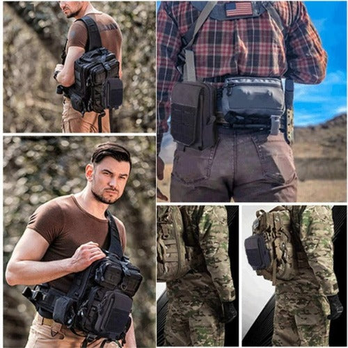 Tactical Haven ™ Molle Tactical Bag, Military Waist Bag, Gadget Organizer