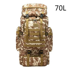 Tactical Haven™ Expedition ProShield 75L: Advanced Tactical Backpack with Wear-Resistant Oxford Fabric