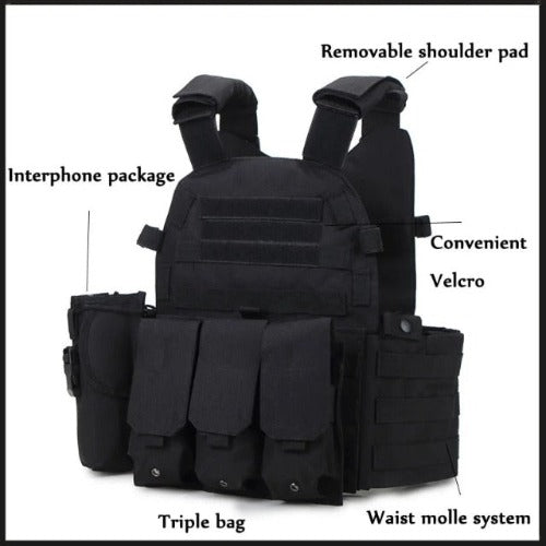 Tactical Haven™ Nylon Pouch Molle Gear Tactical Vest