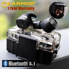 Tactical Haven™ EARMOR M20T Bluetooth: Tactical electronic headset with hearing protection