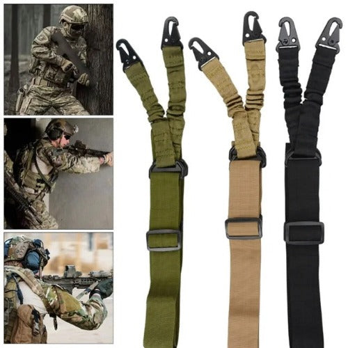 Tactical Haven™ One Single Point Adjustable Bungee for Rifle Gun Sling Strap Hook