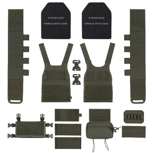 Tactical Haven™ KRYDEX is a reliable tactical vest designed to provide protection using armor.